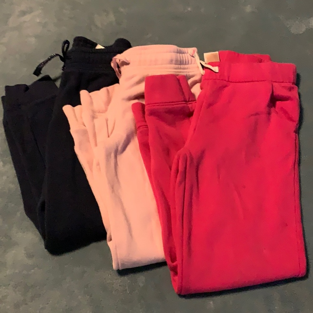 Lot of 3, size 6/6x, girls sweatpants.